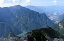 02-La val Gallina con il lago artificiale dal monte Toc