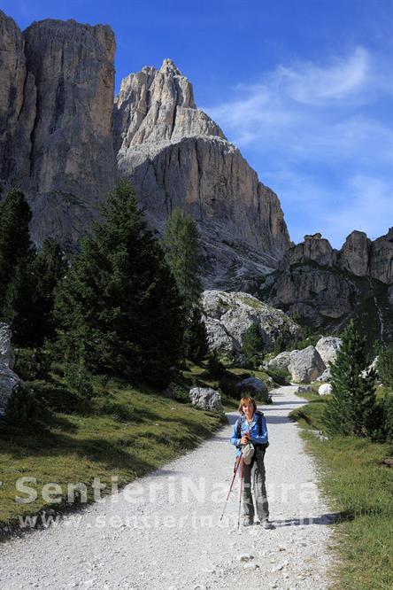 11-Sulla pista del rientro al rifugio Gardeccia