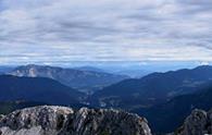 Cacciatore (Cima del) - panorama completo dalla vetta occidentale