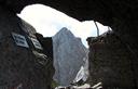 02-Il punto di arrivo della ferrata austriaca alla Tacca del Sasso Nero, ora chiusa