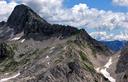 03-Il monte Leupa e sella Prevala dal monte Bila Pec