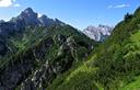 12-Forcella Lareseit ed il Chiarescons dalle pendici di Cima Camosci