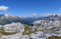 Grubia (sella) - panorama parziale dalle pendici del Picco di Grubia