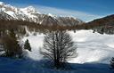 02-Dolina innevata nel primo tratto della Passeggiata delle Malghe