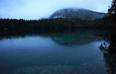 Il lago inferiore di Fusine: anche nei posti da fiaba  talvolta piove