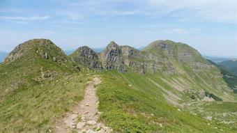 Cime di Romecchio, monti Rondinaio e Giovo