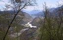 02-Il torrente Degano dalla vetta del monte Sorantri