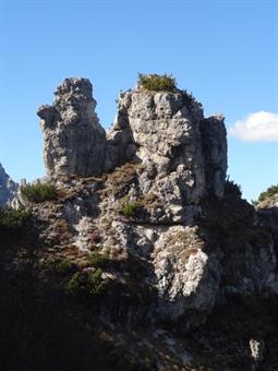 Già da quota 1631 mostra tutto il suo potenziale regalando uno scorcio stupendo sullo Spiz devant de la Serra, la Rocchetta Alta e sui tre sassi: di Toanella, di Bosconero ed infine quello di lungo di Cibiana. Nonostante siano pochi i passi da effettuare,