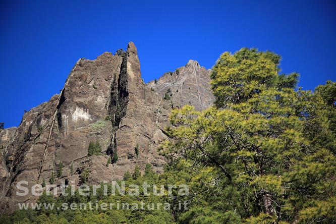 02-Picchi sulla cresta del Taburiente - Barranco de las Angustias