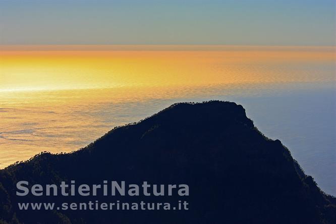 12-Il Pico Bejenado nella luce del tramonto - Pico de la Nieve