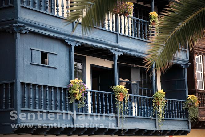 Balconi tipici a Santa Cruz - Isola di La Palma