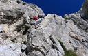 13-Lungo il tratto più impegnativo della ferrata del monte Chiadenis