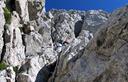 14-Lungo il tratto più impegnativo della ferrata del monte Chiadenis